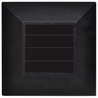 Outdoor Solar Lamp LED Light 12 pcs Spike 8.6 x 8.6 x 38 cm - Black