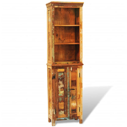 Vintage Style Reclaimed Solid Wood Bookshelf - Brown