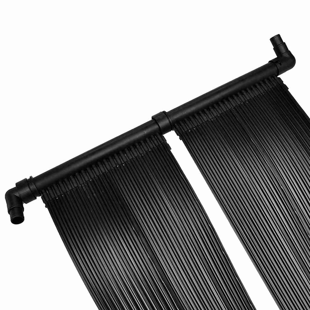 Solar Panel for Pool Heater (set of 2) - Black - 80 x 620 cm