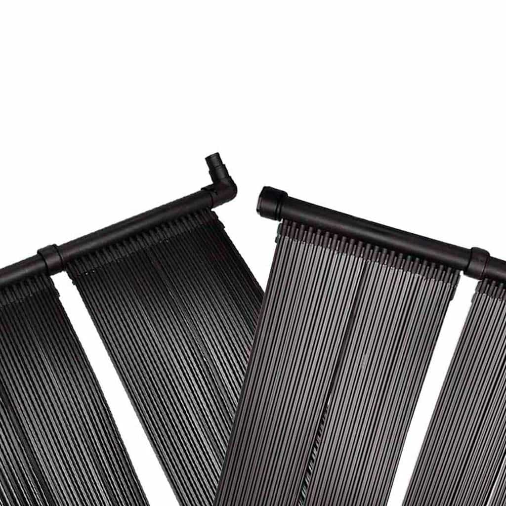 Solar Panel for Pool Heater (set of 2) - Black - 80 x 620 cm
