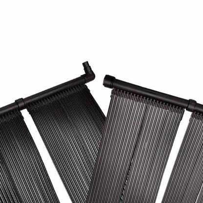 Solar Panel for Pool Heater (set of 2) - Black - 80 x 620 cm