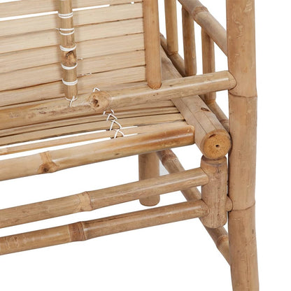vidaXL Garden Bench 120 cm Bamboo - Brown