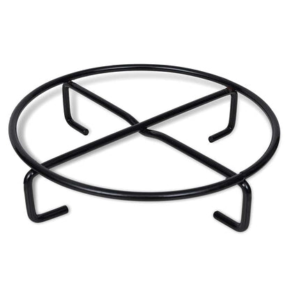 vidaXL Dutch Oven 4.2 L including Accessories - Black - 30 x 27 x 15 cm
