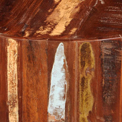 vidaXL Coffee Table Solid Reclaimed Wood Round - Brown - 70 x 38 x 70 cm