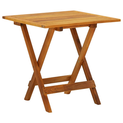 vidaXL Bistro Table 46x46x47 cm Solid Acacia Wood - Brown