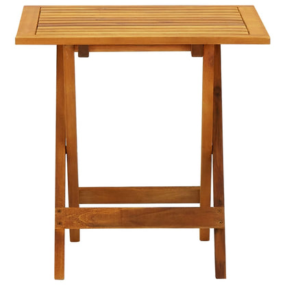 vidaXL Bistro Table 46x46x47 cm Solid Acacia Wood - Brown
