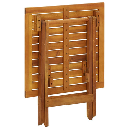 vidaXL Bistro Table 46x46x47 cm Solid Acacia Wood - Brown