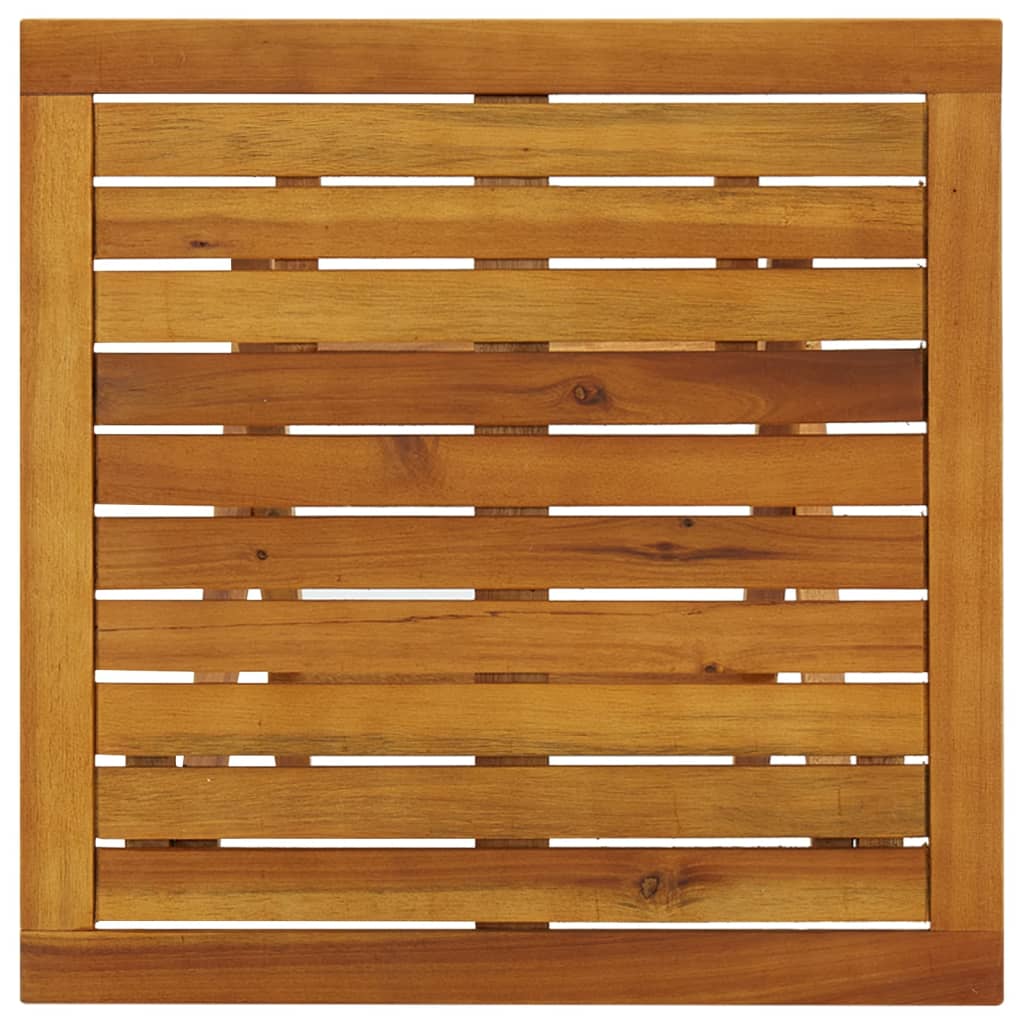 vidaXL Bistro Table 46x46x47 cm Solid Acacia Wood - Brown