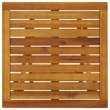 vidaXL Bistro Table 46x46x47 cm Solid Acacia Wood - Brown