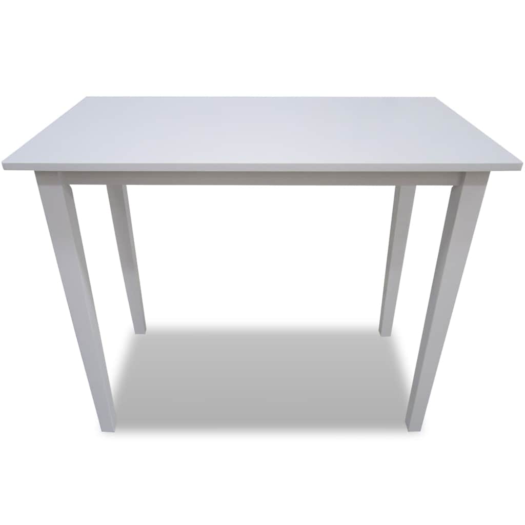 vidaXL Wooden Bar Table White - 110 x 60 x 90.8 cm