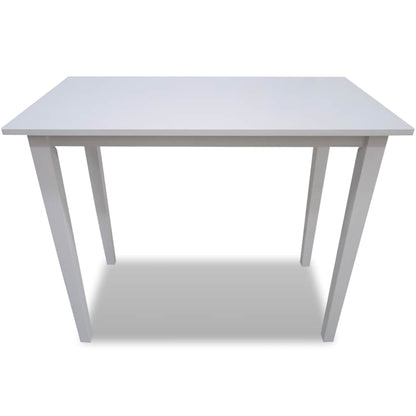 vidaXL Wooden Bar Table White - 110 x 60 x 90.8 cm