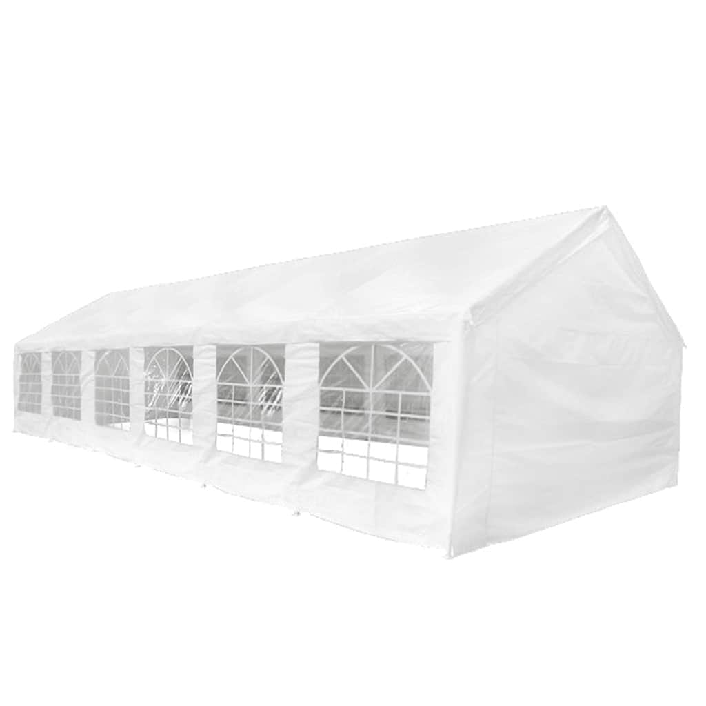 vidaXL White Party Tent 12 x 6 m