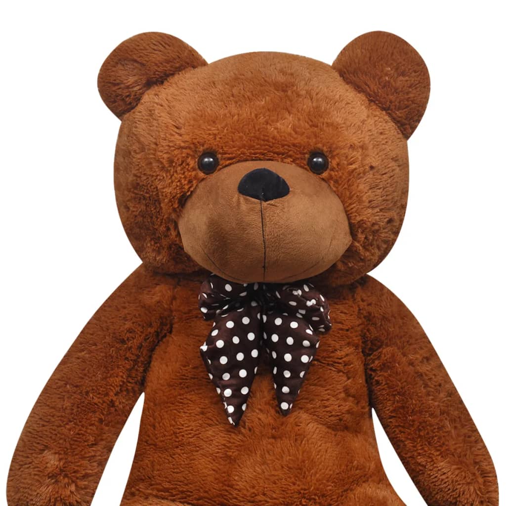 vidaXL XXL Soft Plush Teddy Bear Toy Brown 85 cm - 100 cm