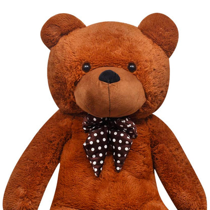 vidaXL XXL Soft Plush Teddy Bear Toy Brown 160 cm