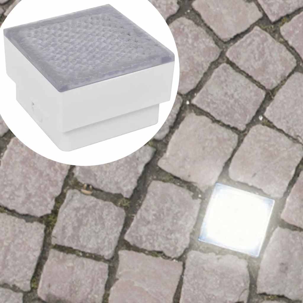 2 LED Inground Light 100 x 100 x 68 mm - White