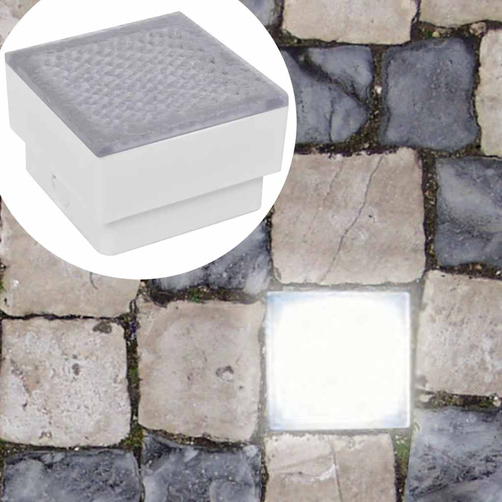 2 LED Inground Light 100 x 100 x 68 mm - White