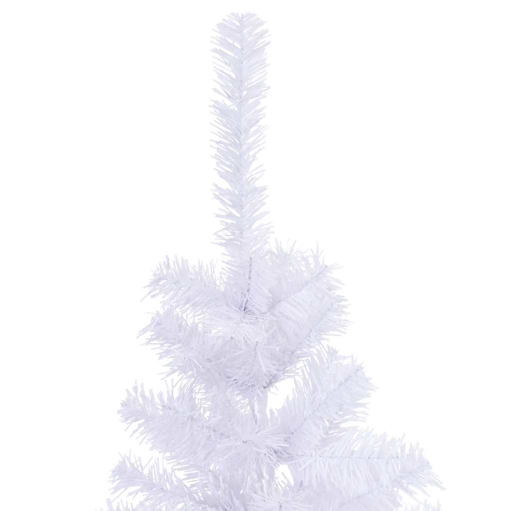 vidaXL Artificial Christmas Tree with Stand 150 cm 380 Branches - White - 150 x 80 cm