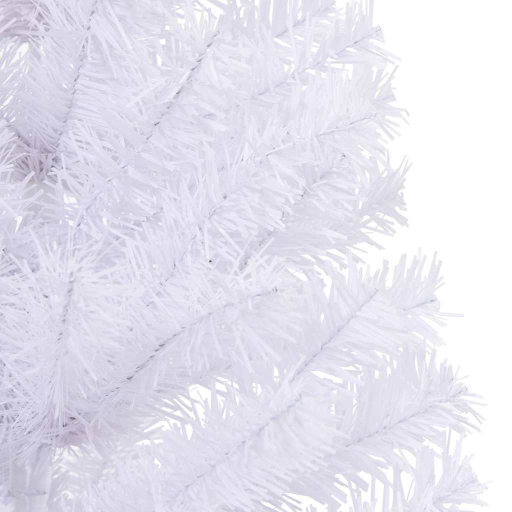 vidaXL Artificial Christmas Tree with Stand 150 cm 380 Branches - White - 150 x 80 cm