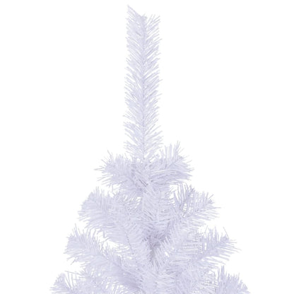 vidaXL Artificial Christmas Tree with Steel Stand 210 cm 910 Branches - White - 210 x 110 cm