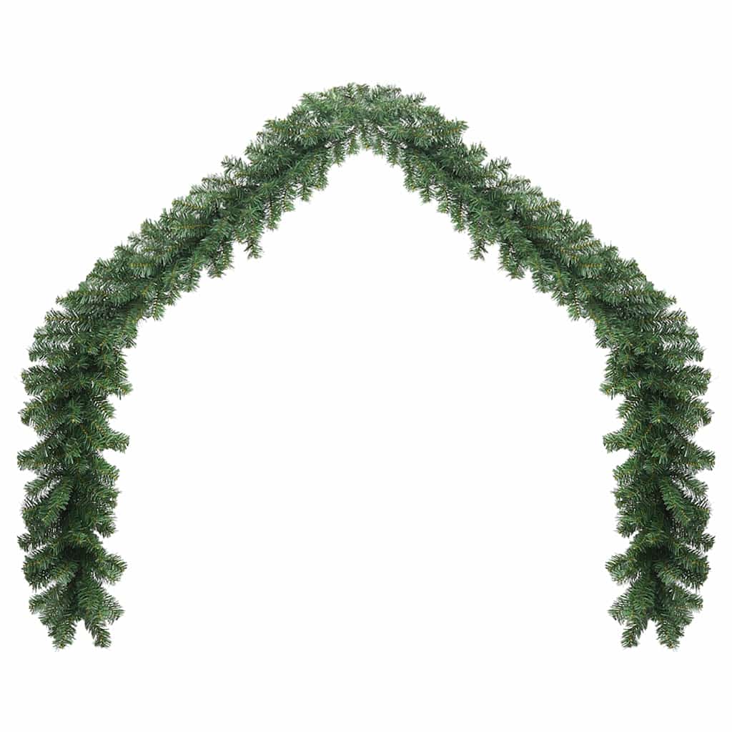 242425 Christmas Garland with LED Lights 20 m - Gre - 2000 x 24 x 24 cm