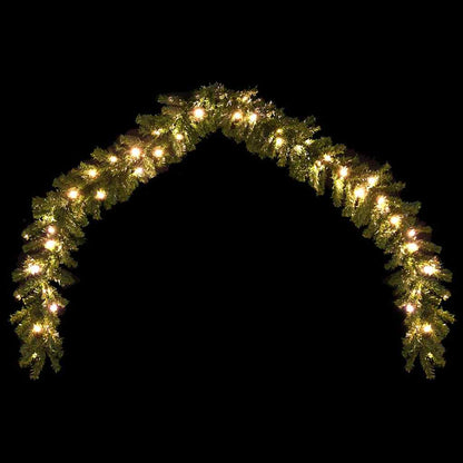 242425 Christmas Garland with LED Lights 20 m - Gre - 2000 x 24 x 24 cm