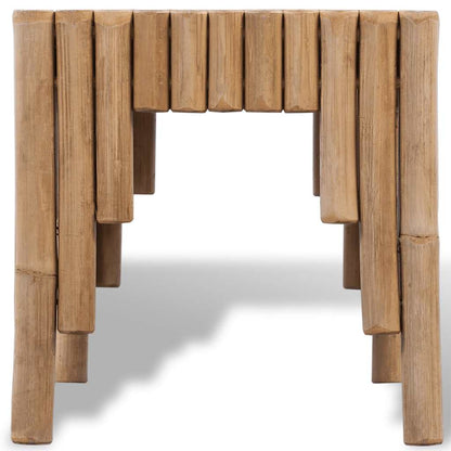 vidaXL Coffee Table Bamboo - Brown - 70 x 35 x 35 cm