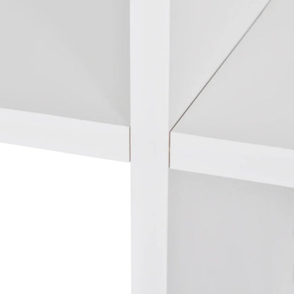 vidaXL Staircase Bookcase/Display Shelf 107 cm White - 104 x 29 x 107 cm