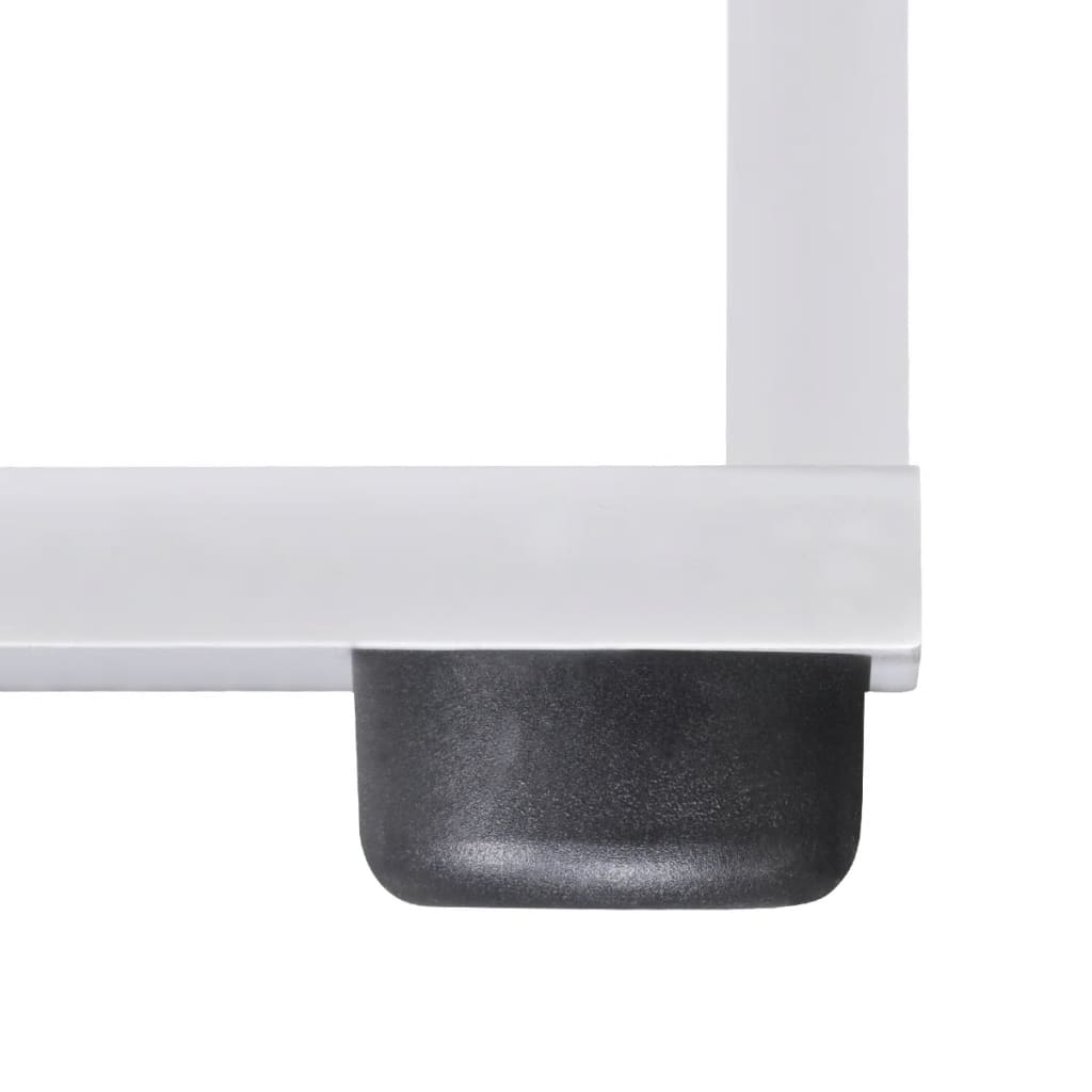 vidaXL Staircase Bookcase/Display Shelf 107 cm White - 104 x 29 x 107 cm