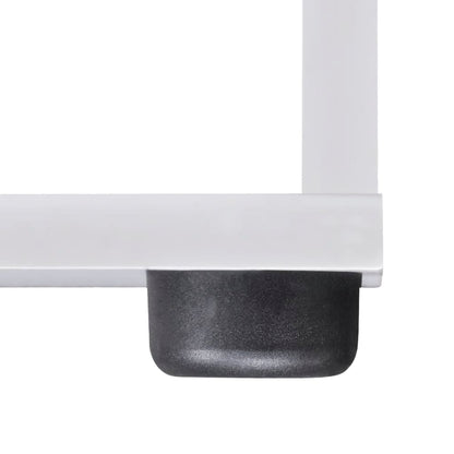vidaXL Staircase Bookcase/Display Shelf 107 cm White - 104 x 29 x 107 cm