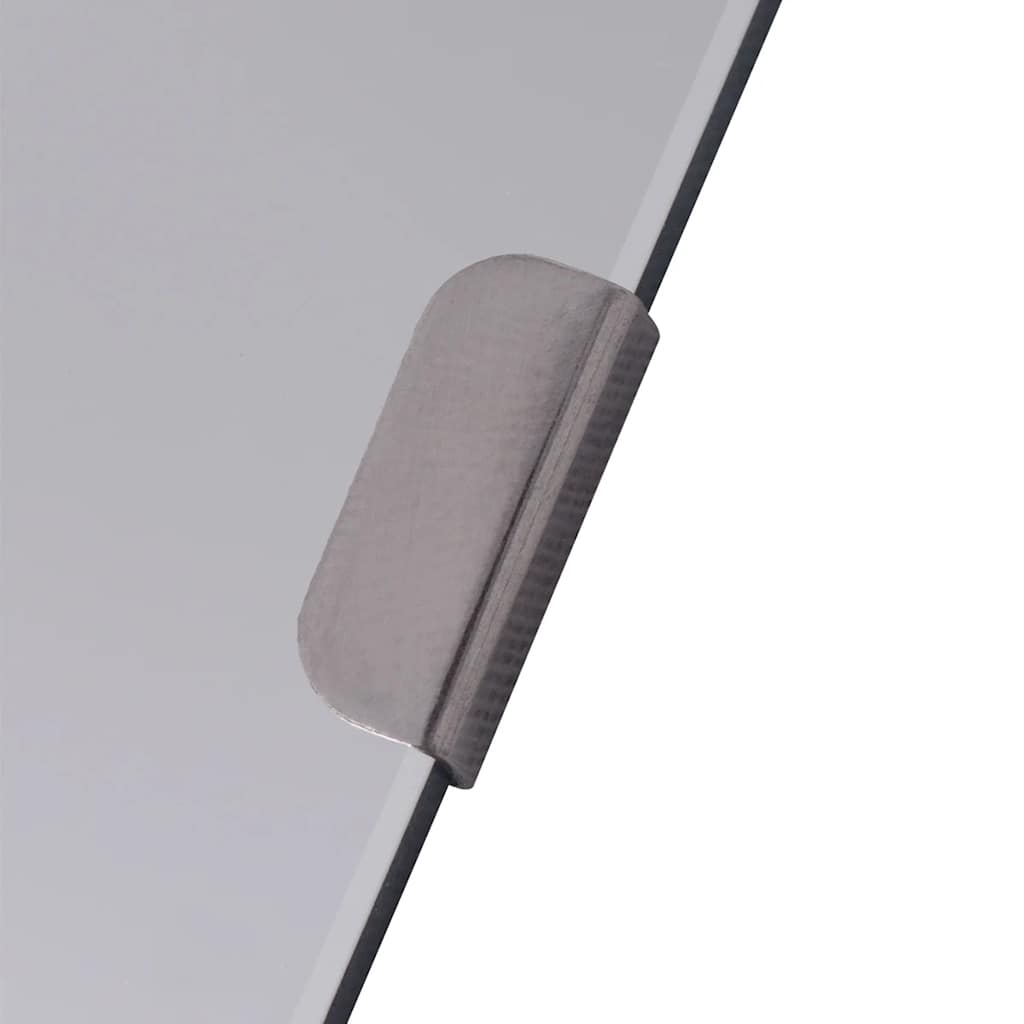 242729 vidaXL Frameless Mirror Tiles Glass 8 pcs 20,5 cm - Silver - 20.5 x 20.5 x 0.4 cm