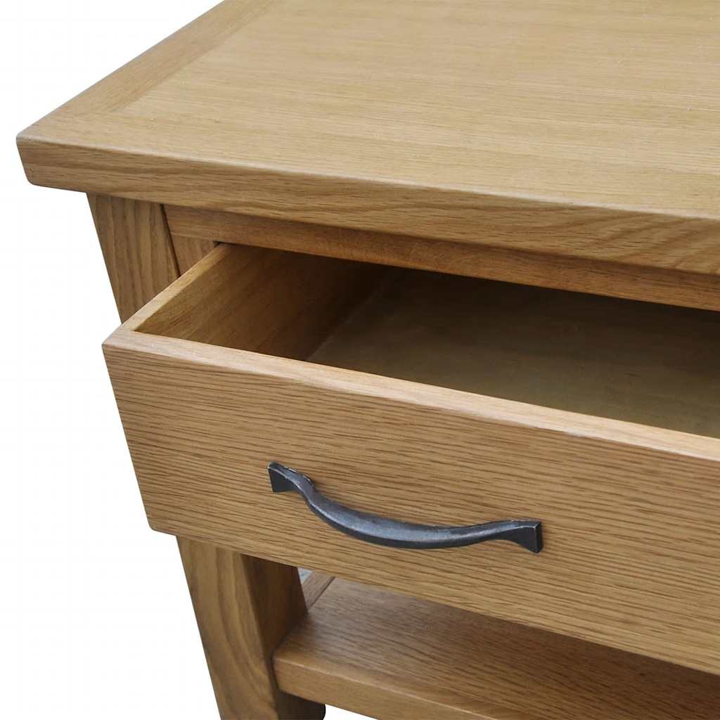 242745 vidaXL Coffee Table 88x53x45 cm Solid Oak Wood - Brown