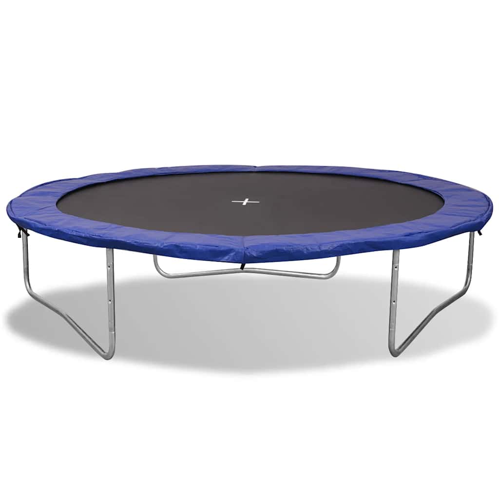 vidaXL Five Piece Trampoline Set 3.05 m - Black and Blue