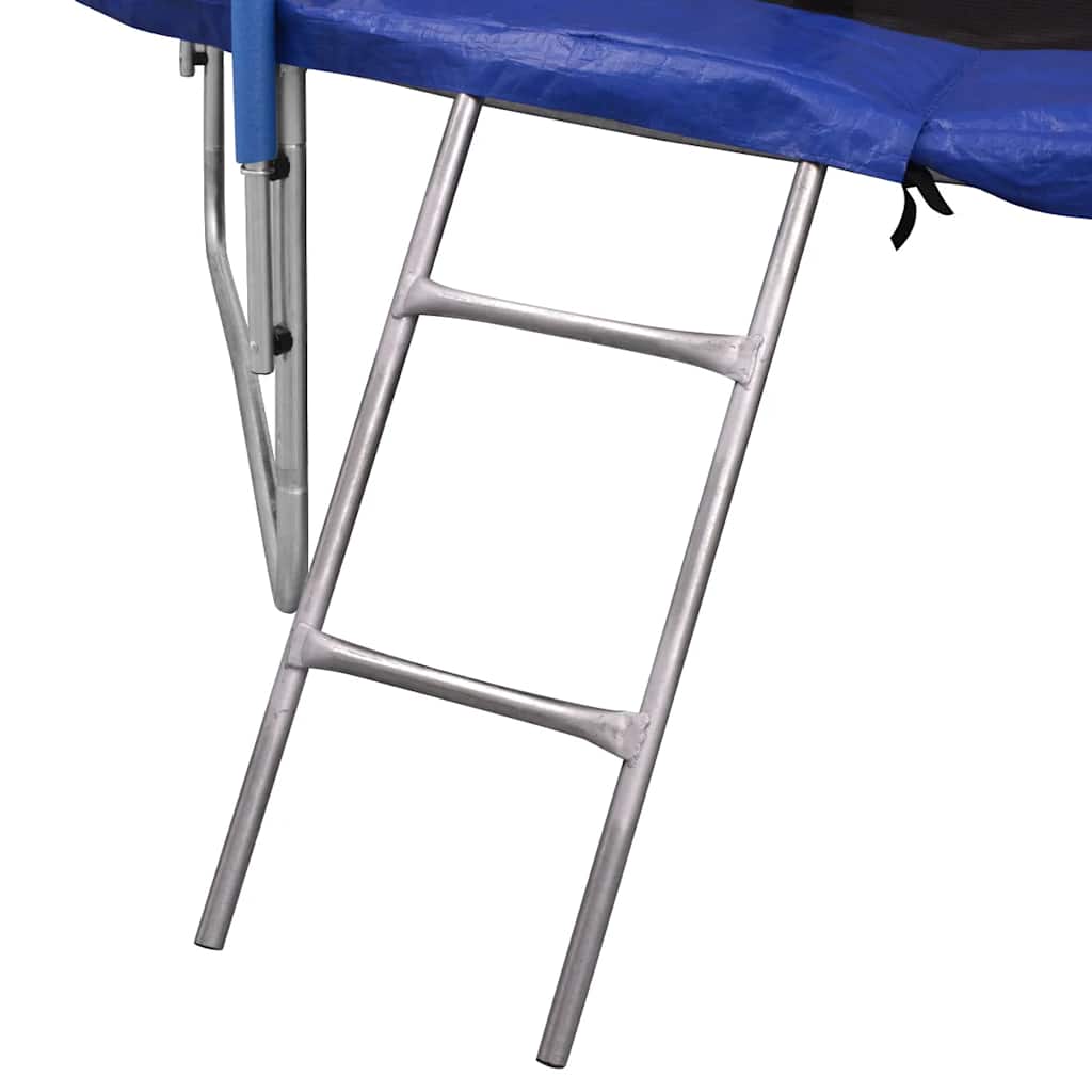vidaXL Five Piece Trampoline Set 3.05 m - Black and Blue