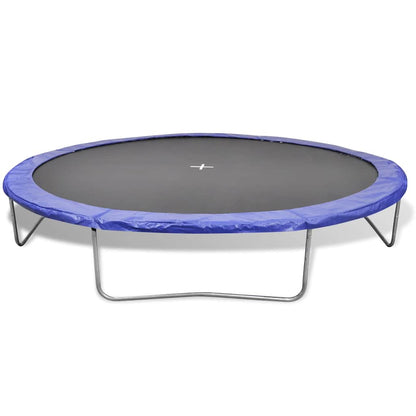 vidaXL Five Piece Trampoline Set 3.96 m - Black and blue