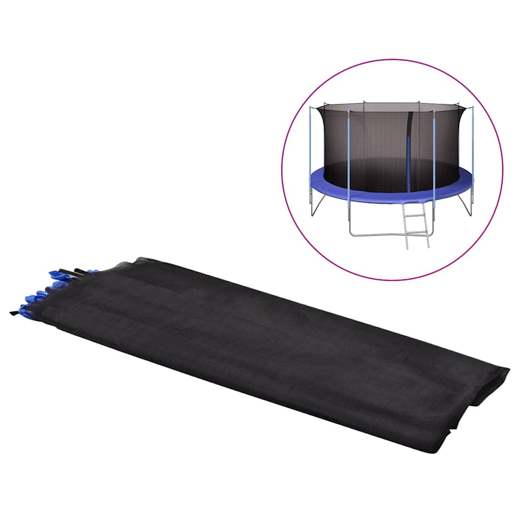 Safety Net for 3.96 m Round Trampoline - Black