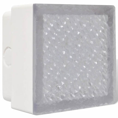 vidaXL LED Inground Lights 6 pcs 100x100x68 mm - White