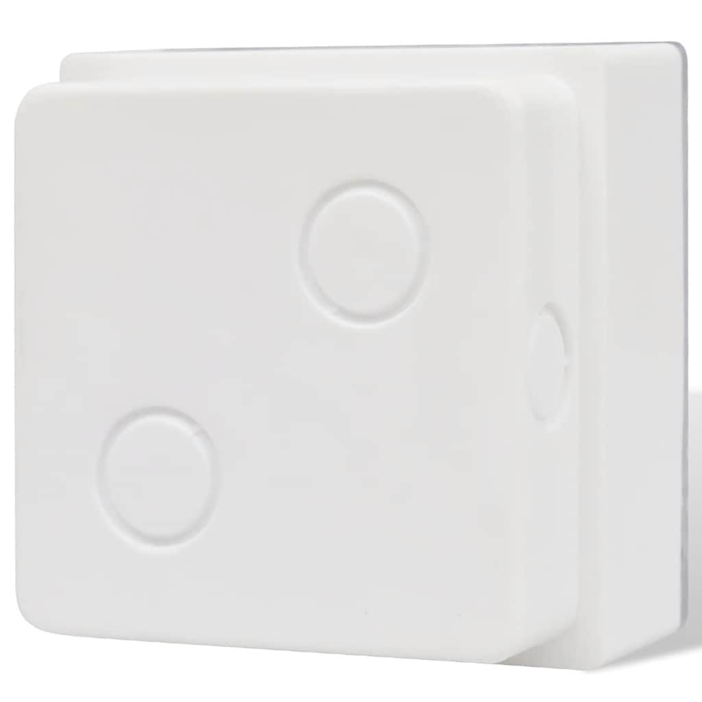 vidaXL LED Inground Lights 12 pcs 100x100x68 mm - White