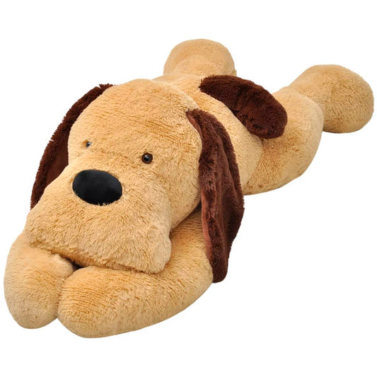 vidaXL Dog Cuddly Toy Plush Brown 120 cm