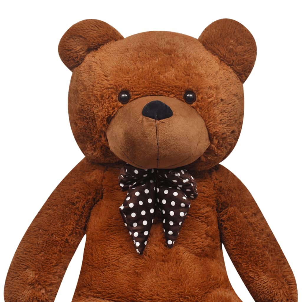 vidaXL Teddy Bear Cuddly Toy Plush Brown 170 cm - 200 cm
