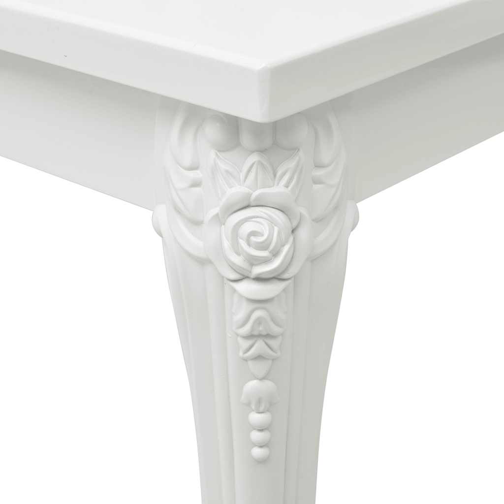 243379 vidaXL Coffee Table 80x80x42 cm High Gloss White