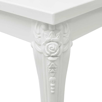 243381 vidaXL Coffee Table 115x65x42 cm High Gloss White