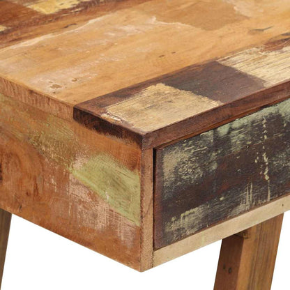 243270 vidaXL Desk Solid Reclaimed Wood - Multicolour - 100 x 45 x 90 cm