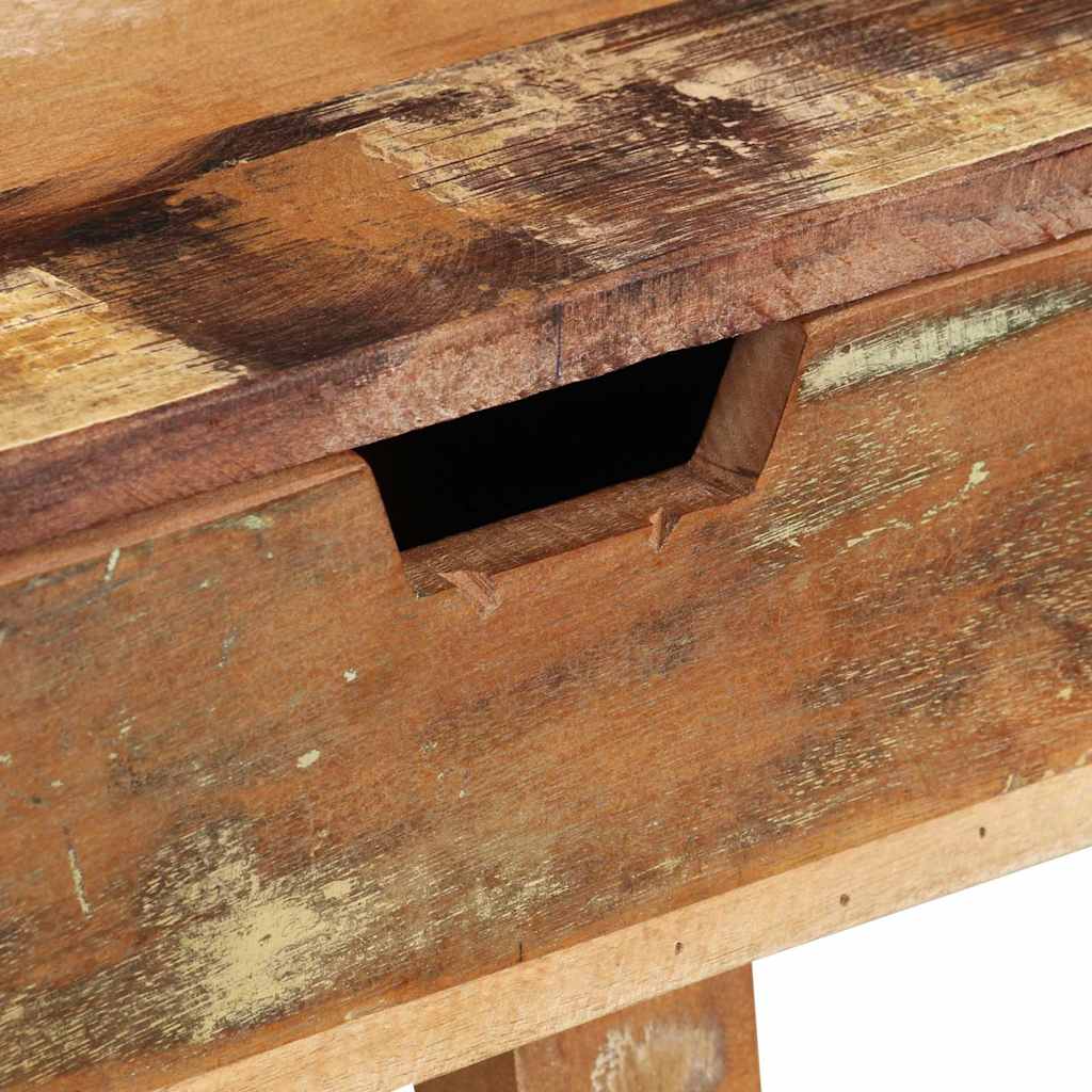 243270 vidaXL Desk Solid Reclaimed Wood - Multicolour - 100 x 45 x 90 cm