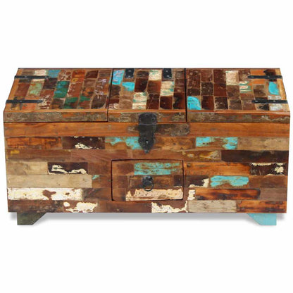 243320 vidaXL Coffee Table Box Chest Solid Reclaimed Wood 80x40x35 cm - Brown