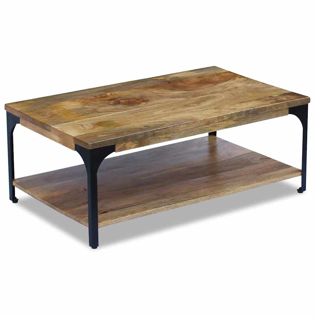 243341 vidaXL Coffee Table Mango Wood 100x60x38 cm - Brown