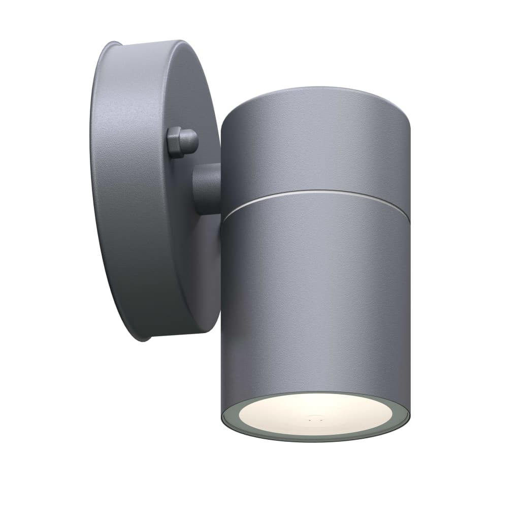 vidaXL Outdoor Wall Lights 2 pcs Stainless Steel Downwards - Black