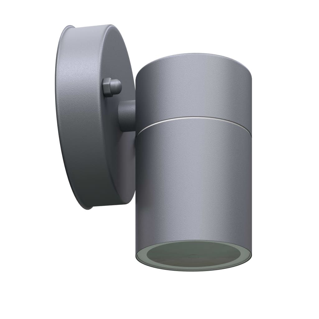 vidaXL Outdoor Wall Lights 2 pcs Stainless Steel Downwards - Black