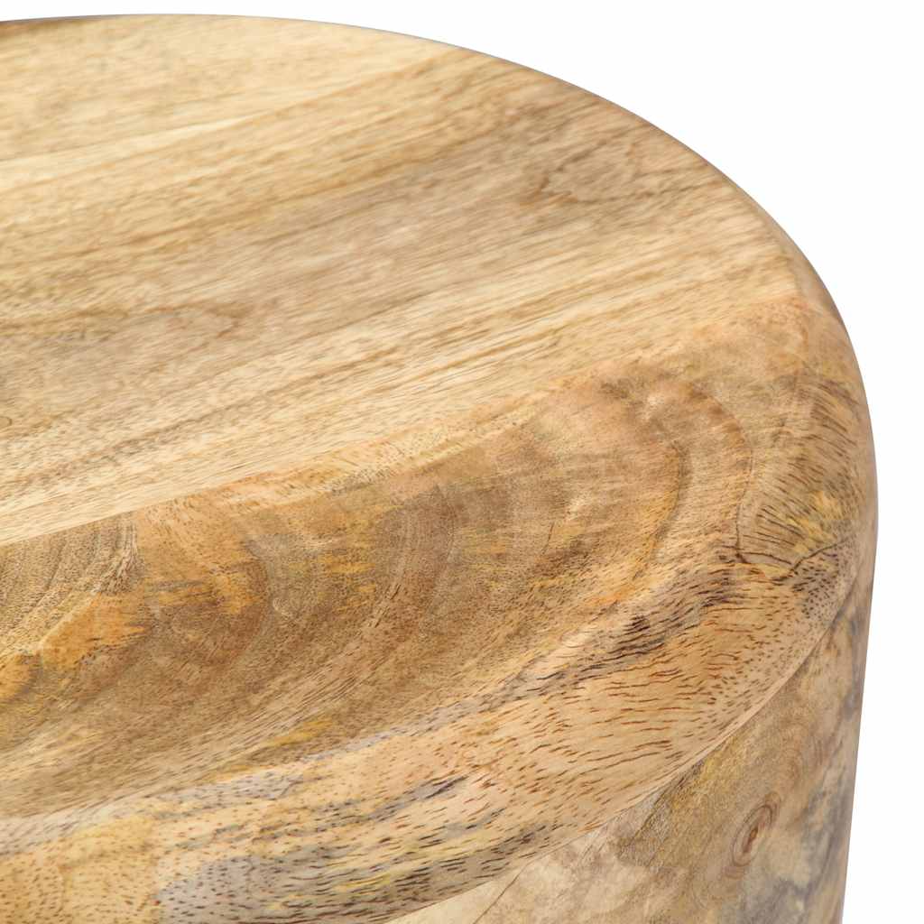 vidaXL Bar Stools 2 pcs Solid Mango Wood - Brown - 38 x 38 x 76 cm