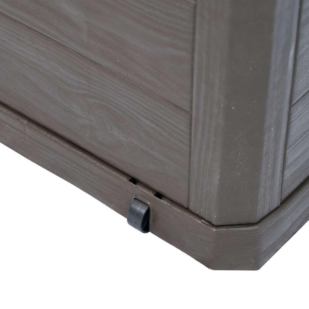 vidaXL Garden Storage Box 280 L Brown