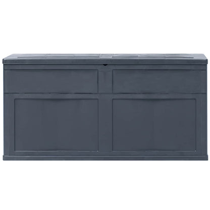 vidaXL Garden Storage Box 320 L Black
